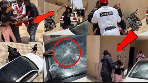 Vawuuulence ! Akuapem Polo Destroys Theo Vesachi Benz car during a f!ght😳😳